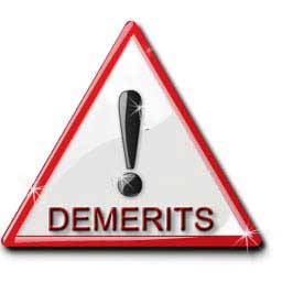 Demerit Points for Traffic Tickets